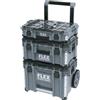 Flex Stack Pack 531461 - Set di valigie standard (in plastica resistente agli urti, con chiusura a sgancio rapido, cassetta degli attrezzi)