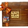 Baratti & Milano CONFEZIONE REGALO SCRIGNO IN LEGNO BARATTI & MILANO 280 GR PRALINE ASSORTITE