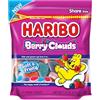 Haribo Gummi Candy | Berry Clouds in una borsa richiudibile in piedi | mirtillo, mirtillo selvatico e fragola, 8 oz.