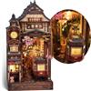 Does not apply FUNPOLA Sakura Train Book Nook Kit - Puzzle 3D in legno con Piattaforma dell'Eco