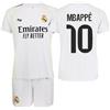 Real Madrid Conjunto Infantil 1a Equipación 25-26 Camicia Unisex 10 anni Mbappe