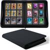 WITHYU Album da Collezione per 288 Toploaders, 9 Tasche Album Toploader, Portatile Nero