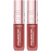 L'Oreal Paris L'Oréal Paris Tinta Labbra in Siero Hyaluron Tint Idratante Rimpolpante Tonalità 640 Tea Time Colore Pieno a Lunga Tenuta Versatile Copertura Modulabile con Acido Ialuronico - 2 Tinte Labbra