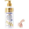Vinuwu Lozione corpo al collagene da 300 ml, crema per il corpo contro rughe e secchezza, lozione per il corpo da donna, idrata e rassoda la pelle (1)