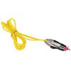 JoyGlow Tatuaggio Clip Cord, 1,8 m Cavo in Silicone Morbido con 1/4 Mono Plug per Macchine Tatuaggio Alimentatori (Giallo)