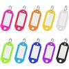 elzle 30 portachiavi etichetta, portachiavi scrittabili,porta etichette chiave,porta chiave colore in 10 colori, per la casa, può essere utilizzato segnare vari articoli per esempio bagagli,nome