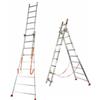 Facal Atlanta ATL230-2, 2x8 gradini, 3.70 m - Scala in alluminio - Altezza stimata operativa 4.56 m