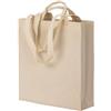 Handle bags Shopper con soffietto in cotone 220 g/m2, con doppi manici Personalizzate o neutre