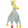 Fehn Doudou mussola Dinosauro - Gioco e sonno | In mussola di cotone con morbido animaletto da afferrare, toccare e coccolare - per neonati e bambini dalla nascita