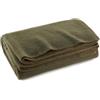 Everone Coperta ignifuga in 80% lana, color oliva, 167,6 x 228,6 cm