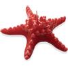 Cereria Di Giorgio - Candela a forma di Stella Marina - Colore Rosso - Diametro 15 cm - Con Sacchetto Regalo - Artigianale