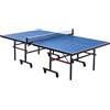 VEVOR Tavolo da ping pong VEVOR, tavolo da ping pong in MDF, tavolo da ping pong pieghevole con rete a fissaggio rapido e ruote bloccabili, facile montaggio in 10 minuti, piano del tavolo spesso 18 mm
