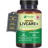 PH PROWISE Healthcare Advanced Livcare+ 60 capsule vegane | Aggiunto con colina, carciofo, radice di bardana, radice di tarassaco e altri 14 ingredienti attivi per uomini e donne da Prowise