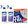 Generico Detergente Vetri Extra Profumo 2 Unità da 580ml+ Panno Microfibra Vetri - Kit Pulizia Vetri Senza Aloni, Asciugatura Rapida, Superfici Lucide