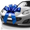 Zoe Deco - Fiocco per Auto Grande - Blu Lucido, 76 cm / 30 Pollici - Fiocco Gigante per Auto per Compleanno, Natale, ricevimento di Nozze, Festa a Sorpresa - Confezione Regalo Grande