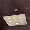 Top Light Plafoniera Moderna Echo Metallo Bianco 6 Luci Gx53