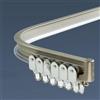 Generic Binario per tenda, flessibile, curvo, montaggio a soffitto/parete, per divisorio, soggiorno, camera da letto, doccia