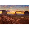 Biopracess Monument Valley, Utah - Colorful Sky, targa in metallo, 20,3 x 30,5 cm