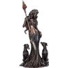 Nemesis Now Statuina mitologica in Bronzo, dea della Luna di ecate, 34 cm