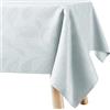 Filumi Tovaglia 60x60 cm argento, lavabile, per interni ed esterni, motivo geometrico Amalu