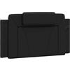 vidaXL Cuscino Testiera Viana Nero 100 cm in Similpelle