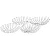 Guzzini - Set 2 Antipastiere Dolcevita, Bio-Based Plastic, Madreperla, 6x22,5xh31