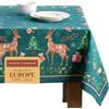 Maison d' Hermine Hygge Christmas - Tovaglia in 100% cotone, per cucina, cena, tavolo, decorazione per feste, matrimoni, Ringraziamento, Natale (160 cm x 220 cm)