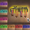 ASD Jewerly Nome personalizzato metallo Nuoto Medaglia Hanger Holder Display Rack per premi nastri con luce LED, supporto medaglia sport personalizzato per parete, medaglia Hanger Display Award Rack