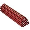 NKlaus 25x candele da tavolo in cera d'api rossa 21cm senza fuliggine candele rituali a goccia 36330