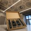 LEDLUX Sistema Illuminazione Cavi Tesi StarLine Nero, Kit Staffe A Parete | Per Linee LED A Tensione, Effetto Filo Di Luce, Fissaggio E Installazione Su 2 Lati