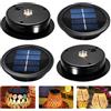 Silkwish 4 luci solari di ricambio, top 11 cm, coperchio di ricambio con 7 LED, IP65 impermeabile, ricambio per lampade solari da giardino, lanterna solare e fai da te (luce calda)