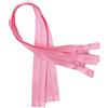 KGS Cerniere divisibili, chiusura lampo da 5 mm, in plastica per giacche, 2 pezzi per confezione (rosa chiaro, 60 cm)