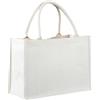 Eleeonora Borse Juta da Rivestire,Borsa di Iuta Riutilizzabile,Borsa della Spesa in Juta,Borsa della Spesa in Iuta,Impermeabile,Portatile,Pieghevole,per Picnic,Viaggi,Spiaggia E Tutti I Giorni