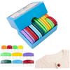 Ktnyl 20 Pezzi Knit Blockers Box, Pettini per Blocchi per Maglia, Pettini Bloccanti per Lavori a Maglia, Set di Combs per Ferri a T, Lavoro Fisso per Maglieria Sciarpe e Maglioni, Colorata