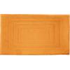 CapitanCasa Tappeto da Bagno in Spugna Cotone Tinta Unita Vari Colori Modello Sophie Tappeto Arancio