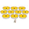 Akitaink Candele Citronella Antizanzare Esterno, Set da 10 Pezzi
