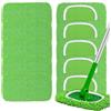 Vauki 10 salviette riutilizzabili, salviette di pulizia versatili, panni di ricambio per Swiffer, mocio asciutto e umido per profumo, accessorio pratico per la manutenzione domestica