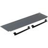 inferramenta Vaschetta Raccogligocce Nero + 2 Supporti Laterali per Scolapiatti da Pensile da 60 cm | 80 cm | 90 cm | Ideale per Mobile Cucina (Per Pensile 60 cm)