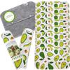 Natissy Rotolo da Cucina Riutilizzabile di Cotone, Set di 10 Carta Asciugatutto Riutilizzabile MADE IN EU; Rotolo Carta Cucina Lavabile Riutilizzabile; Rotolo di Straccio Asciugatutto Riutilizzabile Multiuso
