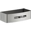 Gedy | Poseidon Portaoggetti Doccia Rettangolare Cromato in Acciaio, Dimensioni 7,2 x 24 x 12,3 cm e Peso 0,815 kg