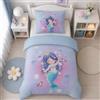 ZTYROLJ Copripiumino Singolo Unicorno per bambina, set piumone unicorno morbido in microfibra, stampa cartone animato 135x200 + federa 50x80