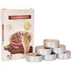 KOTARBAU® Set di 6 candele profumate in legno di sandalo, 4 ore di combustione