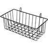 perfk Cestino a griglia in Metallo da Appendere con Ganci, Organizer da Cucina in Metallo, Organizer da Parete per Bagno, Doccia, dormitorio, S