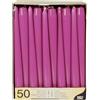 Papstar 50 candele portacandele diametro 2,2 cm, 25 cm, fucsia