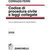 Zanichelli Codice di procedura civile e leggi collegate 2026