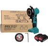 OutFyt Mini smerigliatrice angolare elettrica senza spazzole 21V Smerigliatrice ricaricabile rotante a 180 ° for batteria 18V ,Alte prestazioni(2 Batteries)