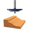 Bosch 85640M 3-3/8 In. x 9/16 In. Punta in carburo di Ogee sollevata pannello Bit