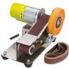 OutFyt Mini macchina Cintura elettrico Fai da te Sander lucidatore regolabile di velocità portatile levigatrice a nastro Con 1 0PCS ,Alte prestazioni(Set 3)