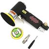 OutFyt Levigatrice pneumatica Mini 1quot;/2quot;/3quot;Set di rettificatrici for lucidatrice ad aria alta velocità for lucidatura auto ,Alte prestazioni(Black air sander)