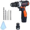 OutFyt 12V Drill a cordone / kit driver da 1400RPM Polisher a velocità variabile Polistrelle Auto Pulisole di cera a Cacciavite potenza w 5 bit 1 Pad lucidante ,Alte prestazioni(Two-speed low)